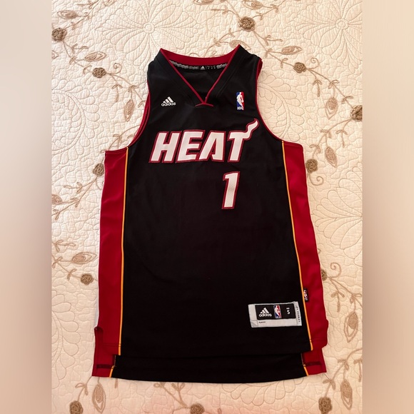 Adidas Miami Heat Chris Bosh  jersey adult Small - Picture 1 of 3
